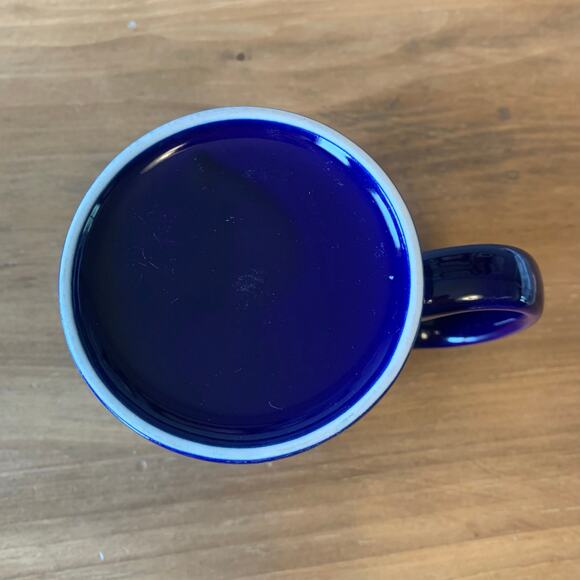 IBM Global Services Coffee Mug Cup Technology Computer Tech Blue Ceramic 3D - Picture 3 of 8
